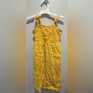 Diane Von Furstenberg Yellow and White Patterned Dress